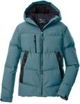 Steppjacke KILLTEC "KOW 239 BYS QLTD JCKT", Jungen, Gr. 152, blau (jade),