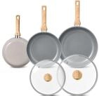 LuxusKollektion Pfannen-Set Keramik Pfannenset Induktion 5-teilig