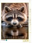 CALVENDO Puzzle CALVENDO Puzzle Waschb&auml;r - Kleine Trinkpause, 1000 Teile