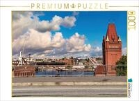 CALVENDO Puzzle CALVENDO Puzzle Hafenblick an der Burgtorbr&uuml;cke mit Turm der