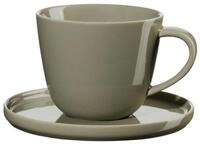 ASA SELECTION Tasse coppa Kaffeetasse mit Untertasse shiso 0,25l, Porzellan