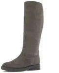 Gabor Stiefel Blockabsatz, Langschaftstiefel mit Rei&szlig;verschluss, G-Weite braun 35 EU