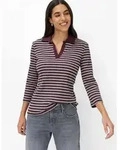 Brax Poloshirt Style CLEO M Jersey: Poloshirt im Viskosemix lila|rot XS (34)
