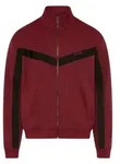 HUGO Sweatjacke Darti Stehkragen, Relaxed Fit, Logo-Tape rosa M (48)