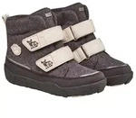 Affenzahn Wolle Comfy Winterstiefel wasserdicht und warm gef&uuml;ttert blau|grau...