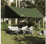 vidaXL Tarp-Zelt vidaXL Tarp Olivgr&uuml;n 438x376x212 cm Wasserdicht