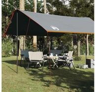 vidaXL Tarp-Zelt vidaXL Tarp Orange 460x305x210 cm Wasserdicht