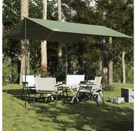 vidaXL Tarp-Zelt vidaXL Tarp Gr&uuml;n 360x294 cm Wasserdicht