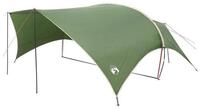 vidaXL Tarp-Zelt Camping Tarp Wasserfest Gr&uuml;n 690 x 580 x 255 cm, (1 tlg)