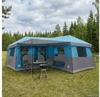 vidaXL Gruppenzelt vidaXL Familienzelt mit Regenfly wasserdicht 14 Personen Blau