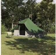 vidaXL Tipi-Zelt vidaXL Tipi Zelt 10 Personen Gr&uuml;n Taft