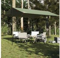 vidaXL Tarp-Zelt vidaXL Tarp Gr&uuml;n 400x294 cm Wasserdicht