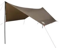 vidaXL Tarp-Zelt Tarp Braun 438x376x212 cm Wasserdicht, Personen: 1 (1 tlg)