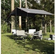 vidaXL Tarp-Zelt vidaXL Tarp Grau und Orange 300x294 cm Wasserdicht