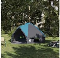 vidaXL Tipi-Zelt vidaXL Teepee Zelt f&uuml;r 6 Personen 6 Personen Blau und Grau