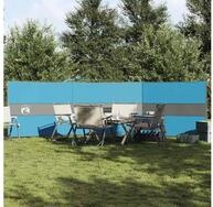 vidaXL Windschutz, Camping-Windschutz Blau 490x123 cm Wasserdicht