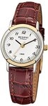 Regent Quarzuhr Regent Damen-Armbanduhr braun Analog F-576, (Analoguhr), Damen