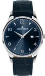 Jacques Lemans Quarzuhr London 1-2215C, Armbanduhr, Herrenuhr, analog, Tag blau