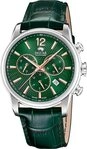 JAGUAR Chronograph Jaguar Herrenuhr Leder gr&uuml;n Jaguar Acamar, (Chronograph),...