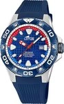 Lotus Chronograph Lotus Herrenuhr Silikon blau Lotus, (Chronograph), Herren