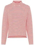 Brax Strickpullover Style BILLY L Streifen: Sweatshirt im Viskosemix rot XS (34)