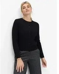 Brax Strickjacke Style ANN Easy Knit: Strickjacke im Viskosemix schwarz XS (34)