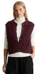 Marc O'Polo DENIM Strickweste aus Baumwolle-Schurwolle-Viskose-Mix rot XXS (32)