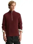 Marc O'Polo DENIM Troyer aus weicher Bio-Baumwolle rot S (46)
