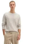 Marc O'Polo Rundhalspullover aus softem Bio-Bauwoll-Schurwoll-Mix beige|braun S (46)