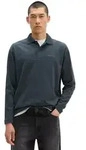 Marc O'Polo Langarm-Poloshirt relaxed aus schwerem Bio-Baumwoll-Jersey grau M...