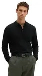 Marc O'Polo Langarm-Poloshirt aus weicher Schurwolle schwarz S (46)