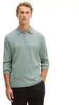 Marc O'Polo Langarm-Poloshirt aus reiner Bio-Baumwolle gr&uuml;n M (48)