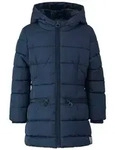 s.Oliver Junior Steppmantel Wintermantel mit Kapuze / F&uuml;r Girls blau 92 EU