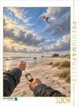 CALVENDO Puzzle CALVENDO Puzzle Drachen steigen an der Nordsee, 1000 Teile