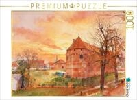 CALVENDO Puzzle CALVENDO Puzzle Schloss Nyborg im Sonnenuntergang, 1000 Teile