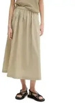 Marc O'Polo Maxirock aus Popeline-Stretch beige|braun 32