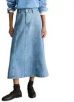 Marc O'Polo DENIM Jeansrock aus Bio-Baumwoll-Denim blau XXS
