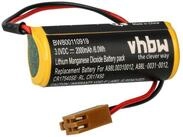 vhbw Ersatz f&uuml;r GE Fanuc LX98L-0031-0012 f&uuml;r Steuerungssystem (2000 mAh, 3...