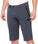 100% Fahrradhose 100% Celium Shorts 36" charcoal - ultraleichte All-Mountain