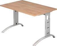 HAMMERBACHER Schreibtisch Schreibtisch 120x80cm h&ouml;henverstellbar bis 85cm...