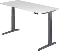 HAMMERBACHER Schreibtisch Sitz-Steh-Schreibtisch elektrisch 180x80cm...