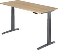 HAMMERBACHER Schreibtisch Sitz-Steh-Schreibtisch elektrisch 180x80cm...