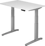 HAMMERBACHER Schreibtisch Sitz-Steh-Schreibtisch elektrisch 120x80cm...