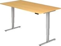 HAMMERBACHER Schreibtisch Sitz-Steh-Schreibtisch elektrisch 200x100 -128,5cm