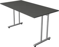 KERKMANN Schreibtisch Schreibtisch SmartOffice C-Fu&szlig;-Gestell 140x70x75cm anthrazit