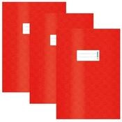 HERMA Schulheft Heftschoner PP gedeckt A4 hoch, rot und blau mit...