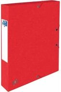 OXFORD F&auml;chermappe Heftbox TOP FILE+ 4,0 cm rot