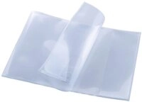 DONAU Buch-H&uuml;lle DONAU Heftumschlag transparent DIN A5 quer