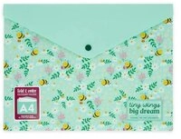 Legami Federm&auml;ppchen Fold & Order Dokumentenmappe A4 Bee Green, LEGAMI