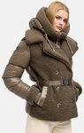 Navahoo Pl&uuml;schjacke Kuschelh&auml;schen 14 Winterjacke im Teddy-Stepp-Materialmix...